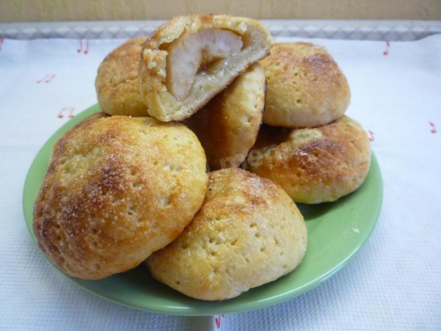 Яблучне печиво на яєчних жовтках і сметані рецепт з фото покроково 