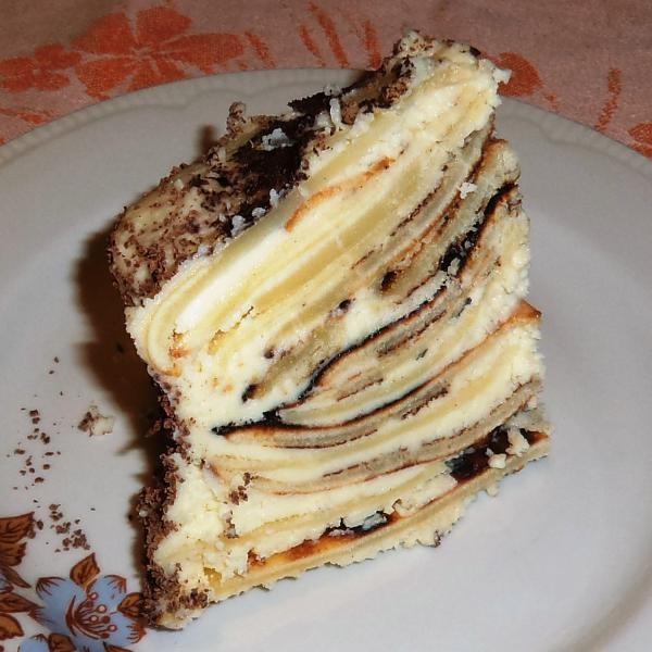 Торт Поліно зі згущеним молоком рецепт з фото покроково 