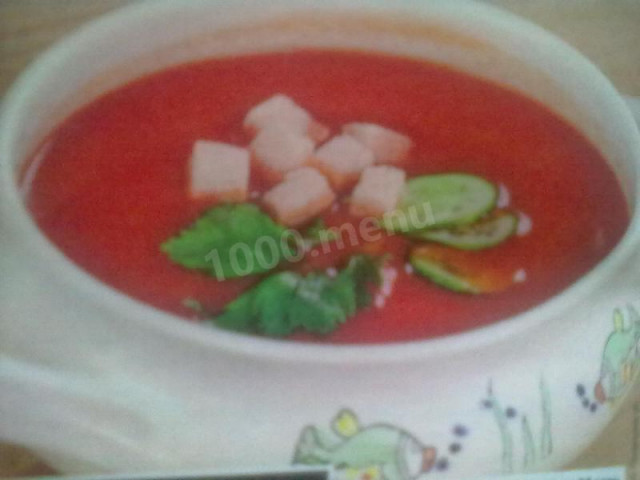 Томатний суп гаспачо рецепт з фото