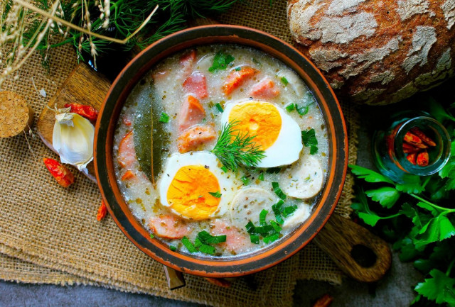 Польський суп журек рецепт з фото покроково 