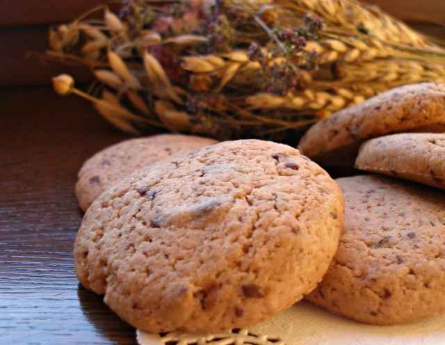 Американське печиво на вершковому маслі з темним шоколадом рецепт з фото покроково 