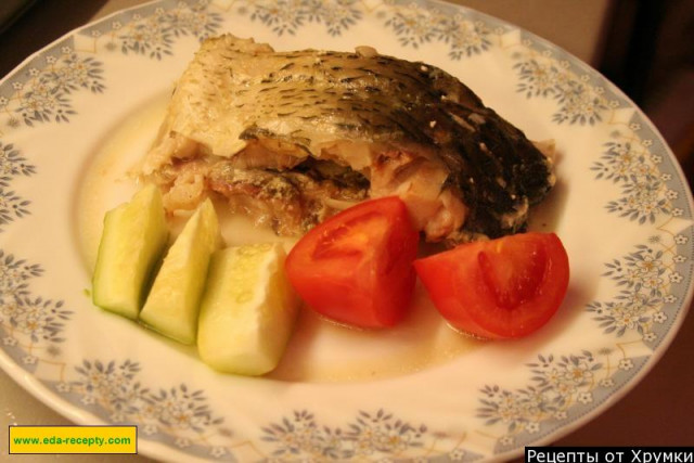 Риба запечена в сметанному соусі рецепт з фото покроково 