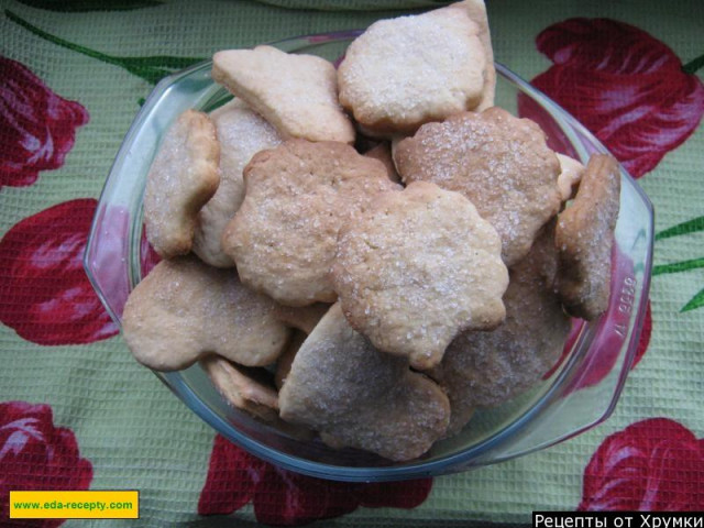 Цукрове печиво на сметані рецепт з фото покроково 