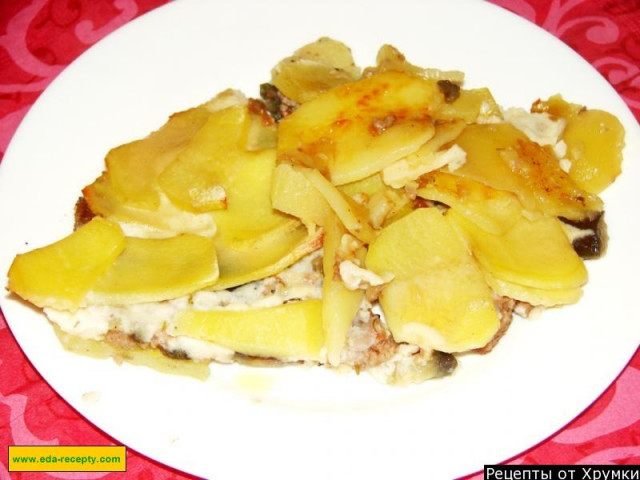 Мусака з картоплею по-румунськи рецепт з фото покроково 