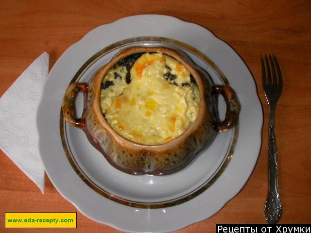 Картопля з грибами і м'ясом в горщику рецепт з фото покроково 