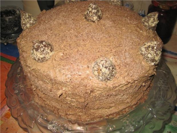 Смачний і простий торт з крохмалю рецепт з фото 