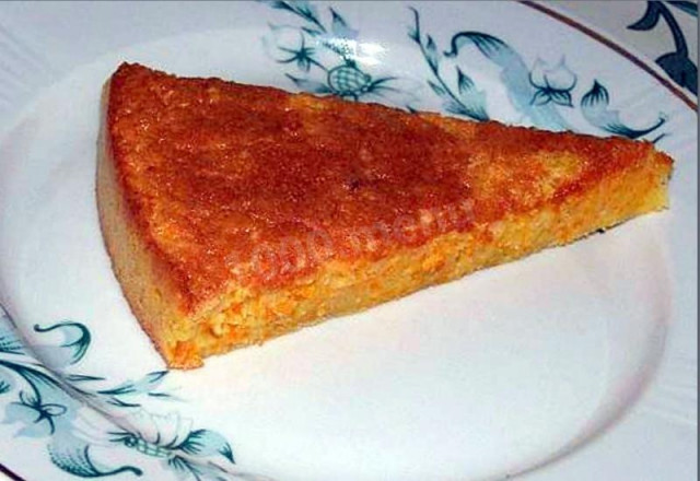 Гарбузовий пиріг з гарбузом рецепт з фото покроково