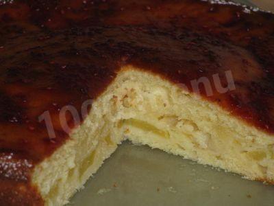 Солодкий пиріг на кефірі з родзинками і ваніллю рецепт з фото покроково 
