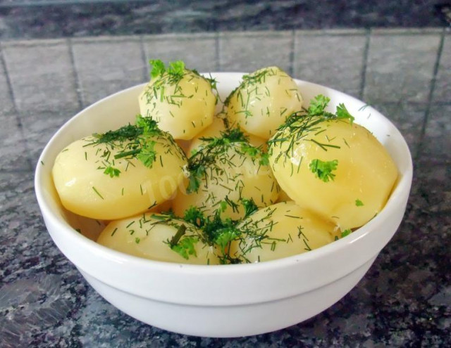 Картопля на пару рецепт з фото покроково 