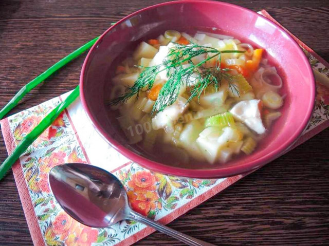 Рибний суп вуха з минтая рецепт з фото покроково 