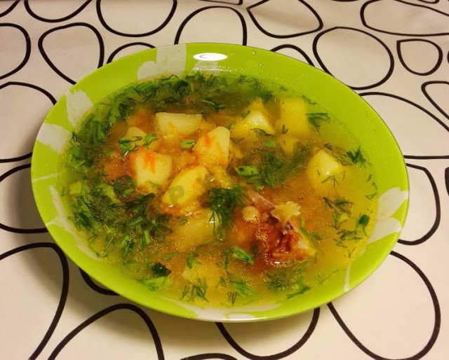 Гороховий суп з копченостями в мультиварці рецепт з фото покроково 