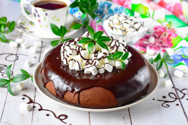 Шоколадний кекс в мультиварці рецепт з фото покроково і відео 