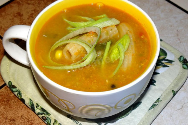 Суп із заморожених овочів Мінестроне рецепт з фото 