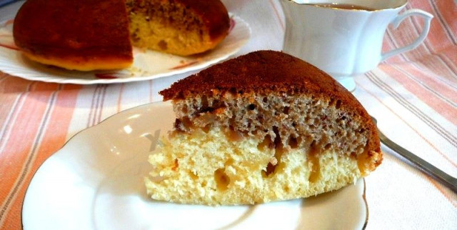 Пиріг на кефірі в мультиварці з горіхами рецепт з фото покроково 