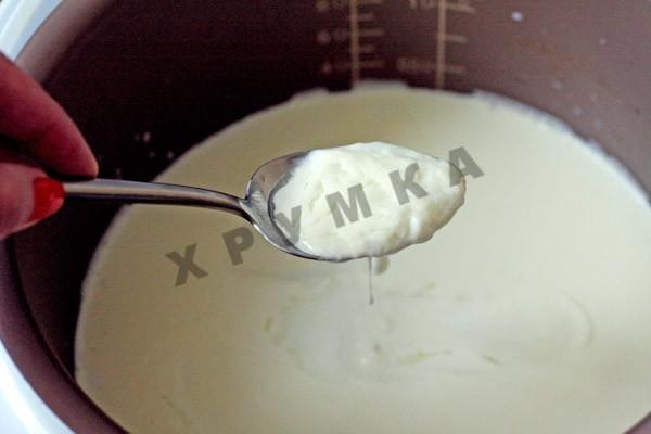 Домашній йогурт в мультиварці рецепт з фото 