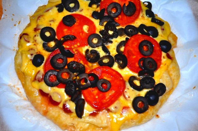 Піца в мультиварці дріжджова рецепт з фото покроково 