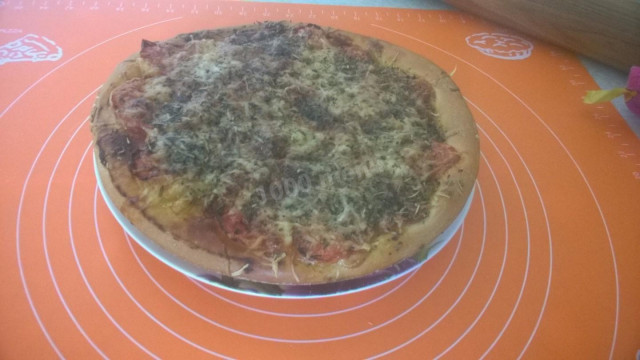 Овочева піца в мультиварці рецепт з фото покроково 