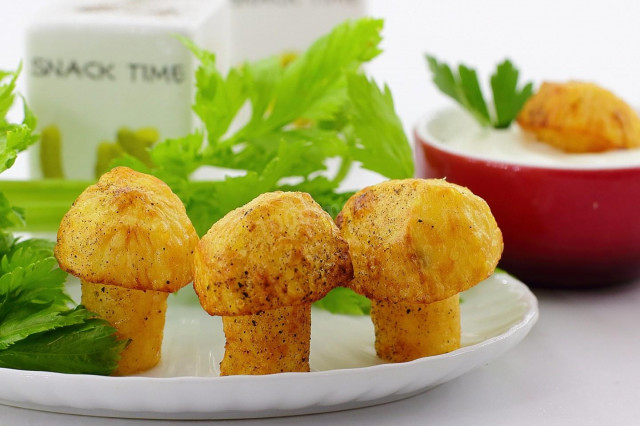 Картопляні грибочки у фритюрі рецепт з фото покроково 