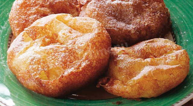 Пончики яблучні кільця рецепт з фото 