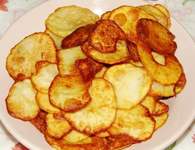 Чіпси з картоплі домашні рецепт з фото покроково 