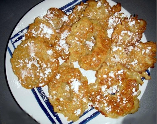 Яблучні солодкі пончики рецепт з фото покроково 