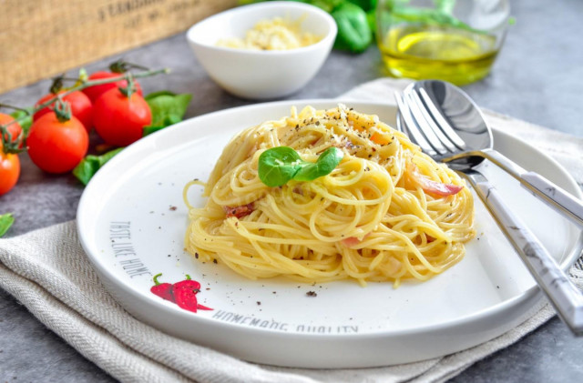 Спагетті Карбонара класичні рецепт з фото покроково і відео 