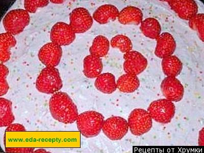 Торт йогуртовий з ягодами рецепт з фото 