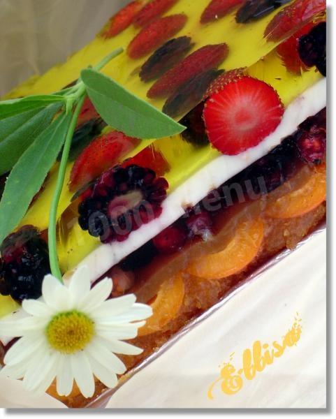 Желейний торт з ягодами рецепт з фото покроково 