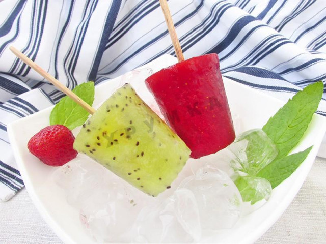 Домашні морозиво фруктовий лід в блендері рецепт з фото покроково і відео 