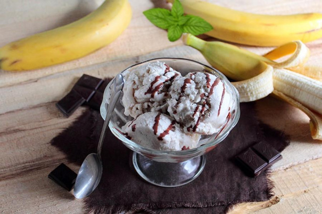 Морозиво бананове молочне рецепт з фото 
