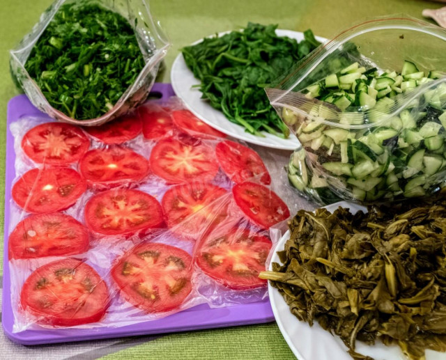 Заготівля і заморожування овочів із зеленню на зиму рецепт з фото покроково і відео 