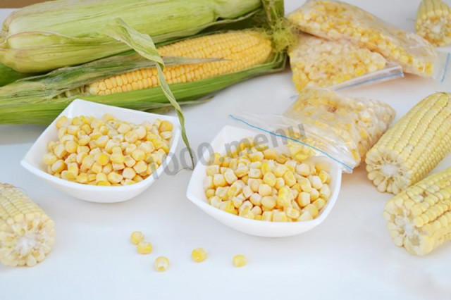 Заморожування кукурудзи на зиму зернами рецепт з фото 