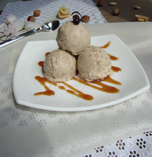 Морозиво на бананах з шоколадно-горіховою крихтою рецепт з фото покроково 
