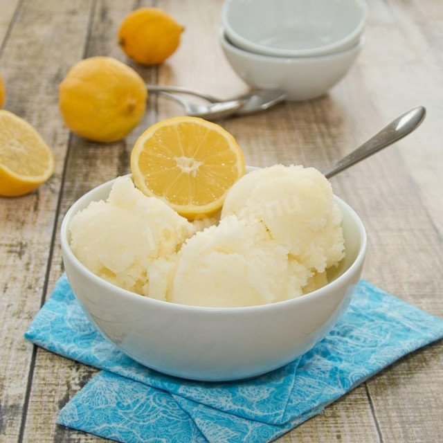 Морозиво на кисляку і лимонах рецепт з фото 