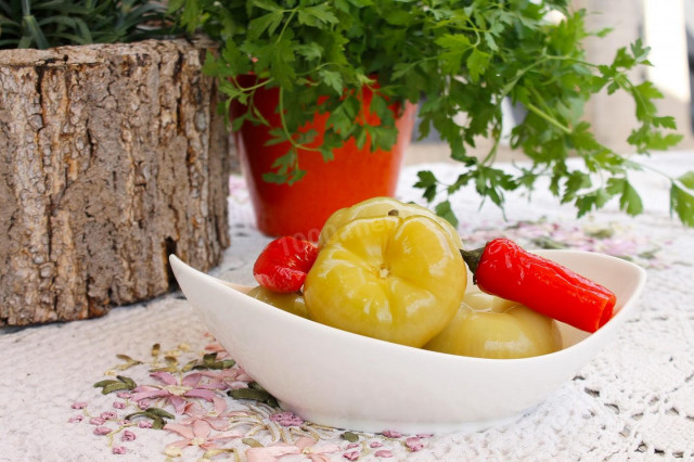 Зелені помідори солоні холодним способом в банку рецепт з фото покроково 