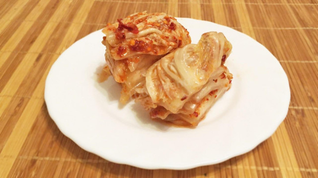 Кимчи - гостра маринована капуста рецепт з фото і відео 