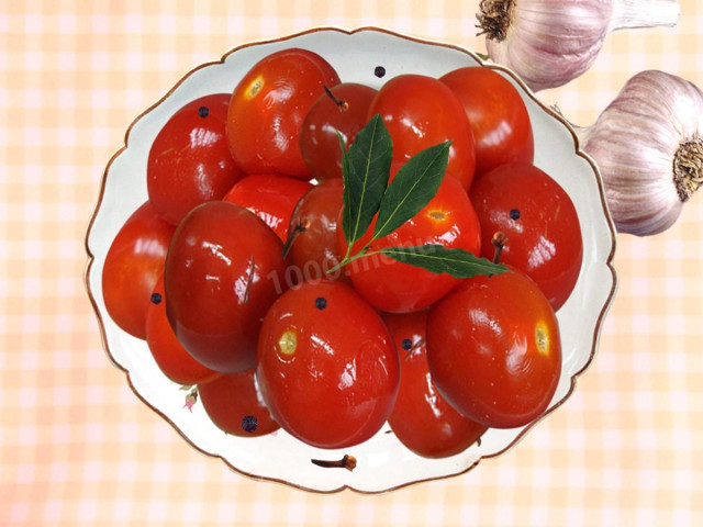 Квашені помідори з гірчицею і гвоздикою рецепт з фото 