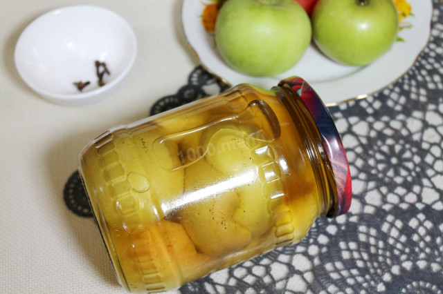 Мариновані яблука на зиму рецепт з фото покроково 