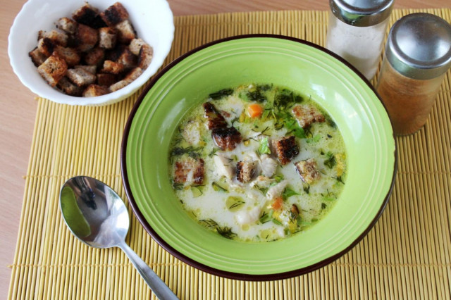 Вершковий суп з куркою рецепт з фото покроково 