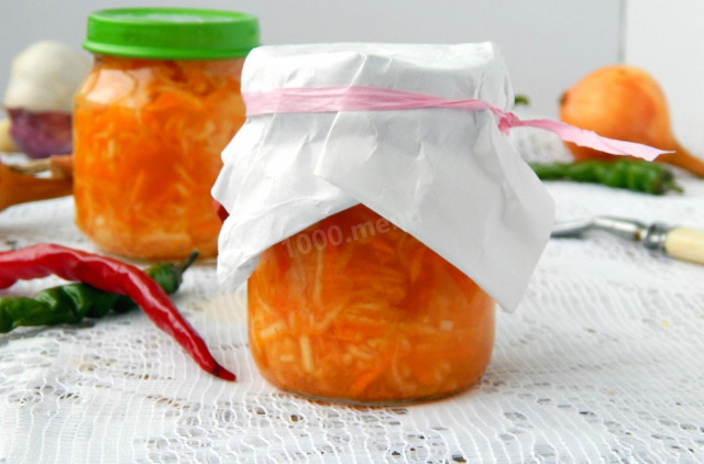 Морква кабачок по корейськи на зиму рецепт з фото покроково і відео 