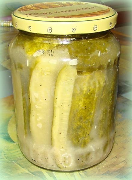 Огірки в маринаді гірчиця масло оцет рецепт з фото покроково 