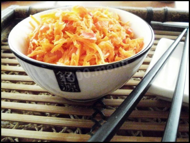 Пікантна морква по-корейськи рецепт з фото покроково 