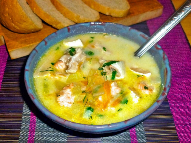 Вершковий суп з лососем фінський рецепт з фото покроково 