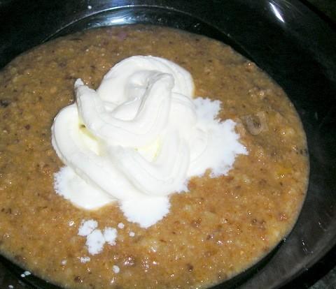 Майзес зупа (хлібний суп) рецепт з фото 