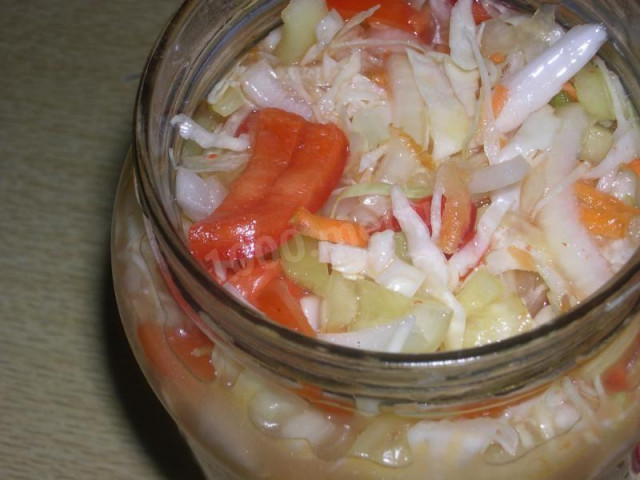 Вітамінний салат про запас на зиму рецепт з фото покроково 