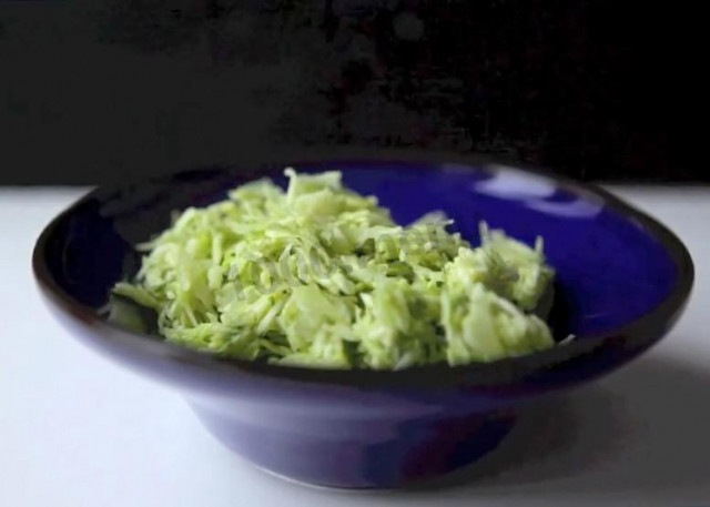 Салат з капусти з яблучним оцтом рецепт з фото 