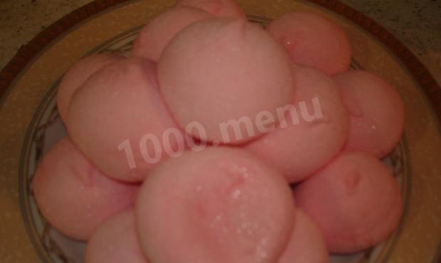 Рожевий зефір малиновий рецепт з фото 