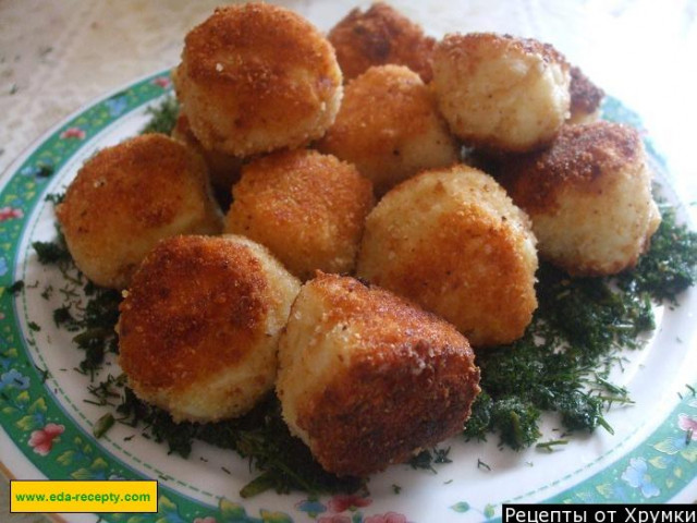 Крокети з картоплі в панірувальних сухарях рецепт з фото покроково 