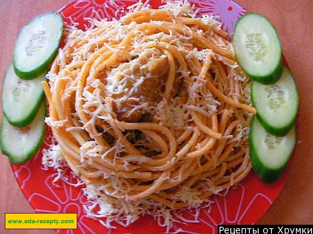 Спагетті швидко і просто рецепт з фото покроково 