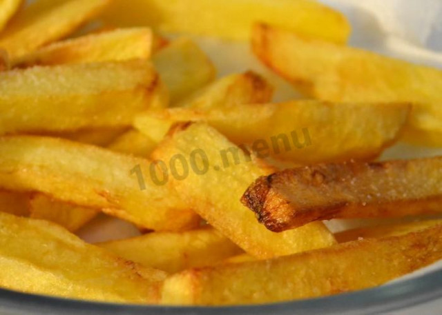 Картопля фрі в мікрохвильовці рецепт з фото 